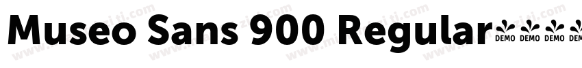 Museo Sans 900 Regular字体转换